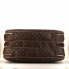 Bolsa de viaje Louis Vuitton Alize en lona Monogram revestida marrón y cuero natural - Detail D5 thumbnail