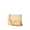 Chanel Vintage handbag in beige quilted leather - 00pp thumbnail