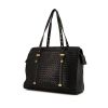 Bottega Veneta shopping bag in black intrecciato leather - 00pp thumbnail