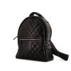 Chanel Coco Cocoon backpack in black quilted canvas and black leather - 00pp thumbnail