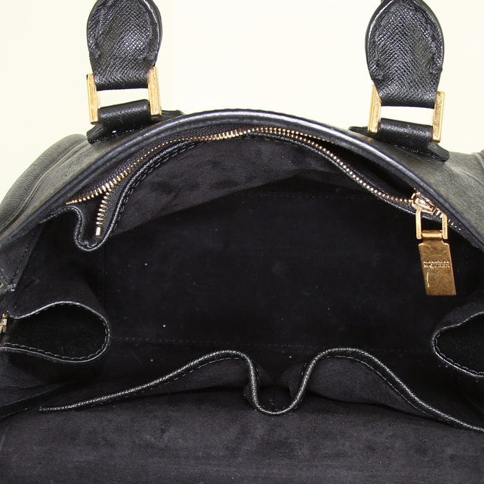 Bolso Alexander McQueen en cuero negro - Detail D3