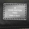 Sac de voyage Louis Vuitton All Day en toile damier gris Graphite et cuir noir - Detail D4 thumbnail