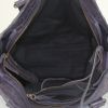 Balenciaga Classic City handbag in purple leather - Detail D2 thumbnail