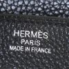 Hermes Birkin 40 cm handbag in mate black togo leather - Detail D3 thumbnail