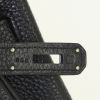 Hermes Birkin 40 cm handbag in mate black togo leather - Detail D4 thumbnail