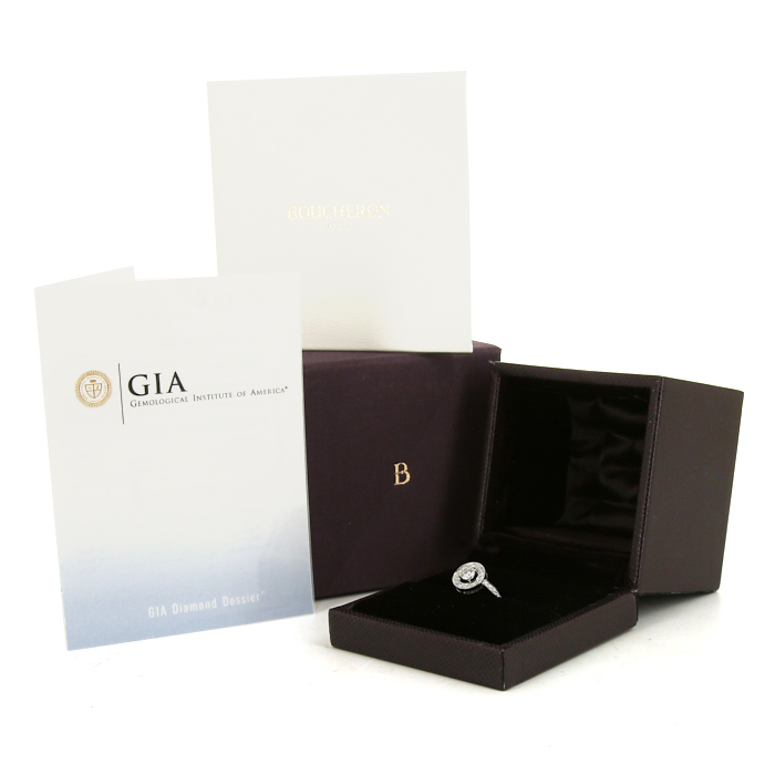 Bague Boucheron Ava en or blanc et diamants - Detail D2