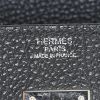 Borsa Hermes Birkin 30 cm in pelle taurillon clemence nera - Detail D3 thumbnail
