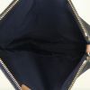 Pochette Dior Saddle en denim gris et cuir naturel - Detail D2 thumbnail