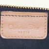 Pochette Dior Saddle en denim gris et cuir naturel - Detail D3 thumbnail