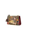 Gucci Padlock handbag in grey monogram canvas and red leather - 00pp thumbnail