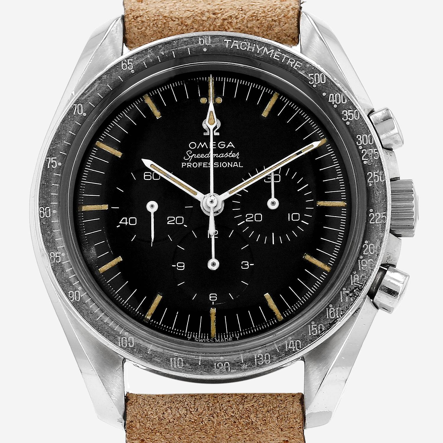 Montre Omega Speedmaster Professional en acier Vers 1965