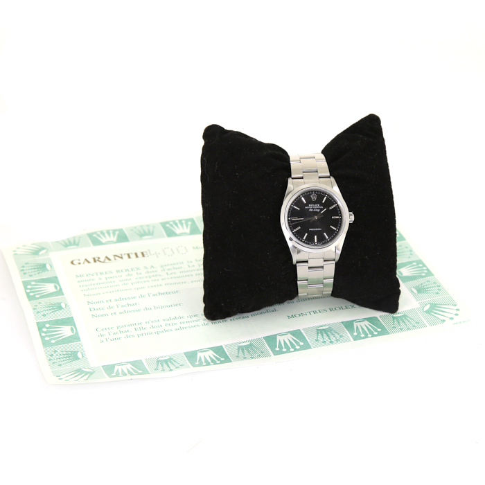 Montre Rolex Air King en acier Ref :  14000 Vers  1997 - Detail D2