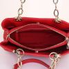 Borsa Dior Dior Soft in pelle cannage rossa - Detail D2 thumbnail