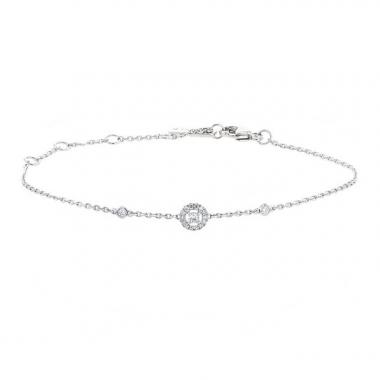Messika Joy bracelet in white gold and diamonds