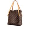 Louis Vuitton Voltaire shopping bag in brown monogram canvas and natural leather - 00pp thumbnail