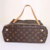 Louis Vuitton Voltaire shopping bag in brown monogram canvas and natural leather - Detail D4 thumbnail