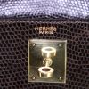 Borsa Hermes Kelly 28 cm in lucertola ebana - Detail D4 thumbnail