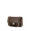 Chanel Timeless Classic handbag in brown quilted leather - 00pp thumbnail