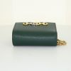 Gucci Zumi card wallet in green grained leather - Detail D4 thumbnail