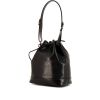 Louis Vuitton Grand Noé large model shopping bag in black epi leather - 00pp thumbnail
