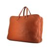 Hermes Victoria travel bag in cognac togo leather - 00pp thumbnail
