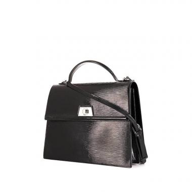 Louis Vuitton bag in black patent epi leather