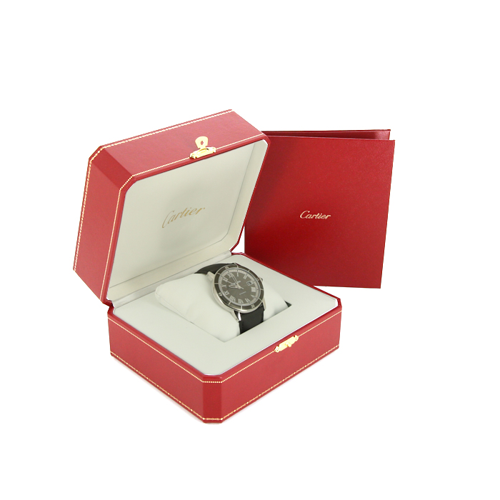 Orologio Cartier Ronde Croisière in acciaio Ref :  3886 Circa  2010