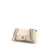 Bolso de mano Chanel Baguette en cuero acolchado blanco - 00pp thumbnail