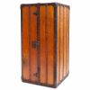 Louis Vuitton Wardrobe trunk in orange vuittonite and natural leather - 00pp thumbnail