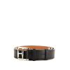 Cinturón Hermès en cuero togo negro - 00pp thumbnail