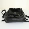 Saint Laurent Festival backpack in black leather - Detail D4 thumbnail