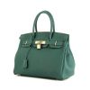 Hermes Birkin 30 cm bag in malachite green togo leather - 00pp thumbnail