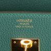 Borsa Hermes Birkin 30 cm in pelle togo verde malachite - Detail D3 thumbnail
