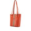 Goyard Marie Galante shopping bag in orange Goyard canvas - 00pp thumbnail