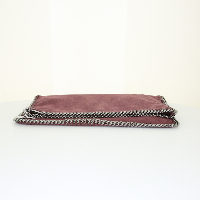 Stella McCartney Falabella pouch in purple canvas - Detail D4