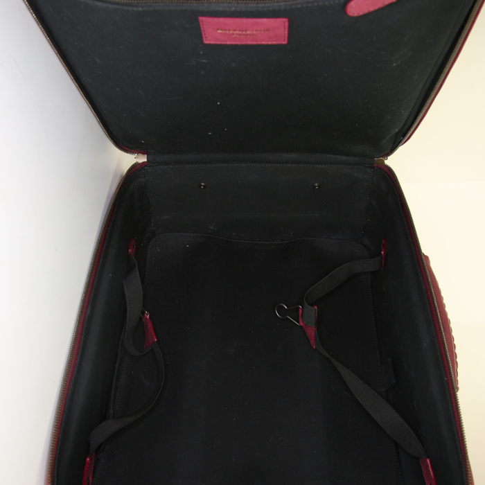 Balenciaga suitcase in purple leather - Detail D2