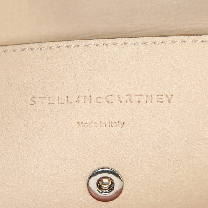 Stella McCartney Falabella shopping bag in pink canvas - Detail D3