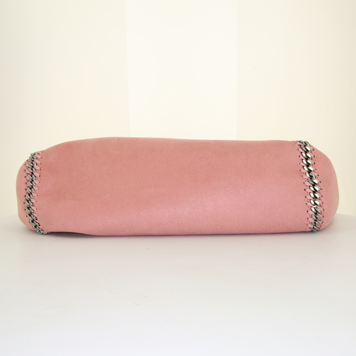 Shopping bag Stella McCartney Falabella in tela rosa - Detail D4