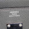 Borsa da viaggio Hermes Haut à Courroies - Travel Bag in pelle togo grigio verde - Detail D3 thumbnail