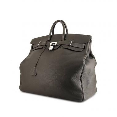 Haut à courroies leather travel bag Hermès Black in Leather - 36119988