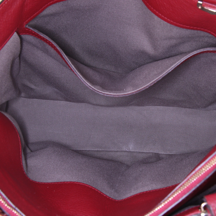 Cartier handbag in red leather - Detail D3