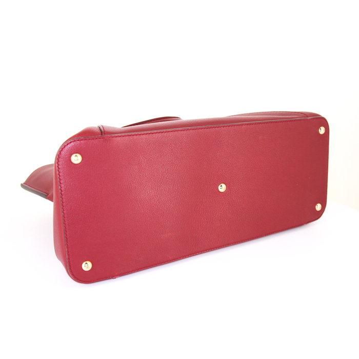 Cartier handbag in red leather - Detail D5