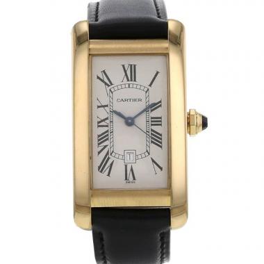 Orologio Cartier Tank Américaine in oro giallo Ref :  1725 Circa  2000