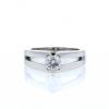 Dinh Van solitaire ring in white gold and diamond of 0,70 carat - 360 thumbnail