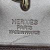 Bolso de mano Hermes Herbag en lona marrón y cuero marrón - Detail D3 thumbnail