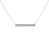 Mauboussin P'tit Trip d'Amour necklace in white gold and diamonds - 00pp thumbnail