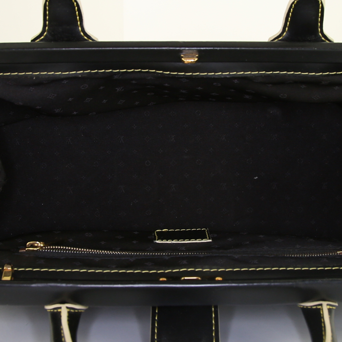 Borsa Louis Vuitton L'Ingénieux in pelle suhali nera - Detail D2