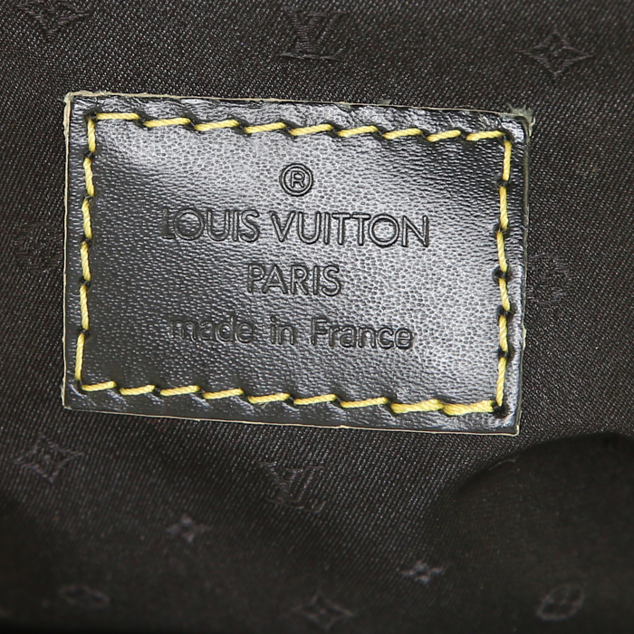 Sac à main Louis Vuitton L'Ingénieux en cuir suhali noir - Detail D3