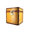 Louis Vuitton Malle à Chapeaux hat box in yellow vuittonite and natural leather - 00pp thumbnail