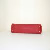 Borsa Chanel Petit Shopping in pelle trapuntata rossa - Detail D5 thumbnail